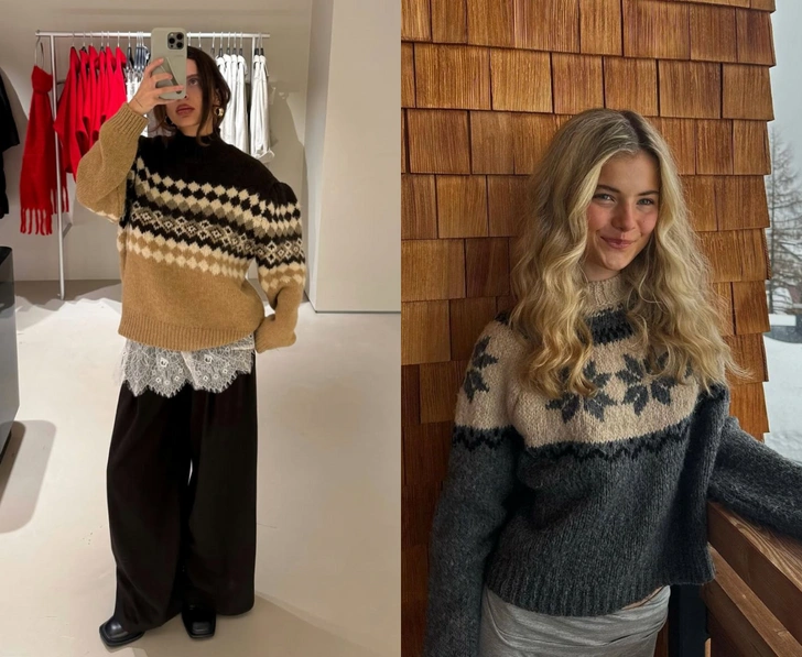 Самый модный свитер сезона — скандинавский: где купить и как стилизовать Самый модный свитер сезона — скандинавский: где купить и как стилизовать