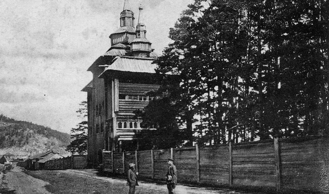 Церковь Святителя Николая Чудотворца сгорела в 1931 году | Источник: kirenskmuzey.ru