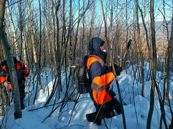Группировка краевых спасателей выехала на место 18 октября. Они продолжают искать Усольцевых | Источник: КГКУ «Спасатель» / vk.com