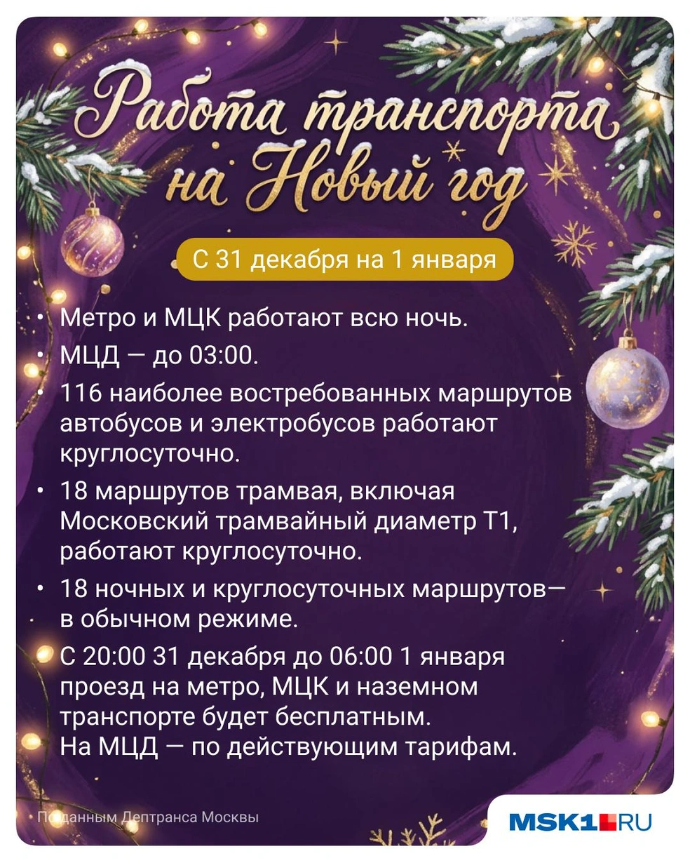 Метро в новогоднюю ночь будет круглосуточным | Источник: Полина Авдошина / Городские медиа