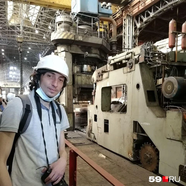 Тимофей на производстве | Источник: архив редакции 59.RU