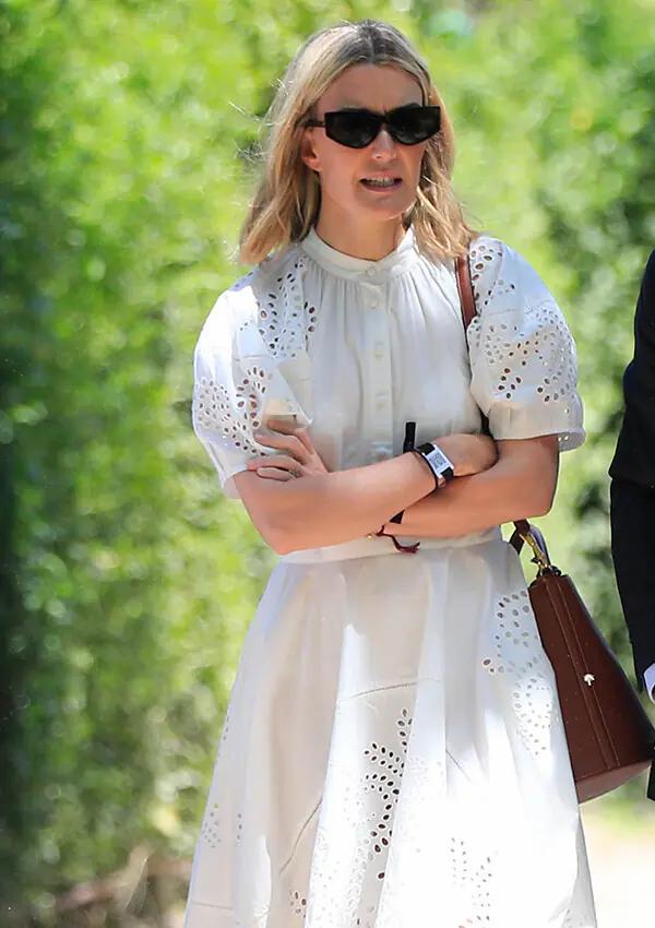 Самая богатая наследница Испании носит белоснежное платье Zara, которое сама же и «сочинила»