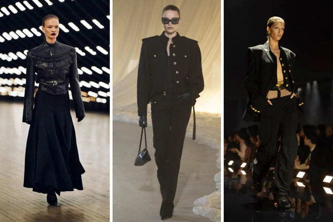 Один из самых актуальных трендов сезона | Источник: wwd.com, gb.balmain.com
