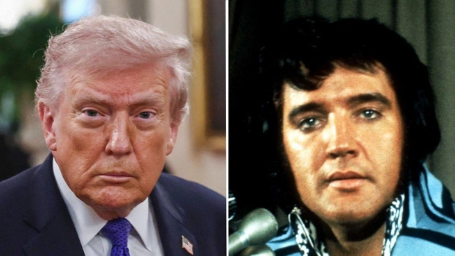Странная одержимость Трампа Элвисом Пресли снова стала темой обсуждения. | Источник: MEGA
