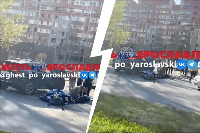 В ДТП погиб 32-летний водитель мотоцикла | Источник: Жесть Ярославль / Telegram
