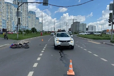 Подростки на электровелосипеде пострадали в ДТП с Nissan