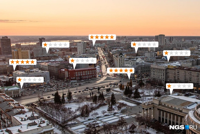 Карта Новосибирска полна жалоб и восторгов | Источник: Юрий Орлов, Александр Ощепков / NGS.RU