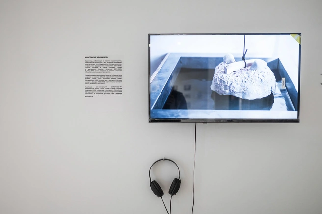 Арт-пространство разделено на несколько залов. Например, мультимедиа… | Источник: Артем Дейнега