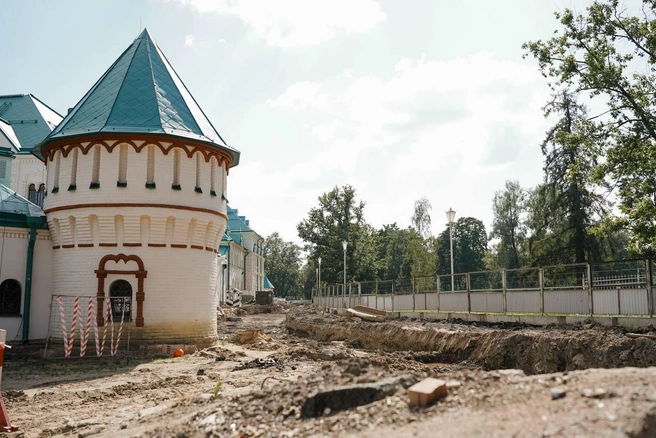 Пространство рядом с Фёдоровским городком в Пушкине благоустроят | Источник: телеграм-канал вице-губернатора Евгения Разумишкина