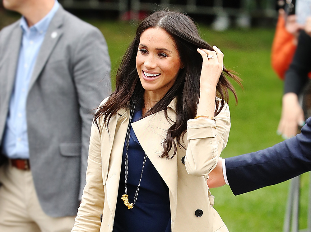 Меган Маркл с ожерельем из макарон: что бы это значило? | marieclaire.ru