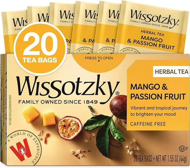Упаковка чая фирмы Wissotzky | Источник: Amazon.com