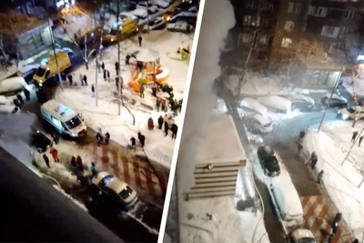 В Москве на пожаре в жилом доме спасли десять человек