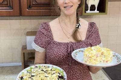 Два салата с апельсином от Анны Злыдневой на Новый год