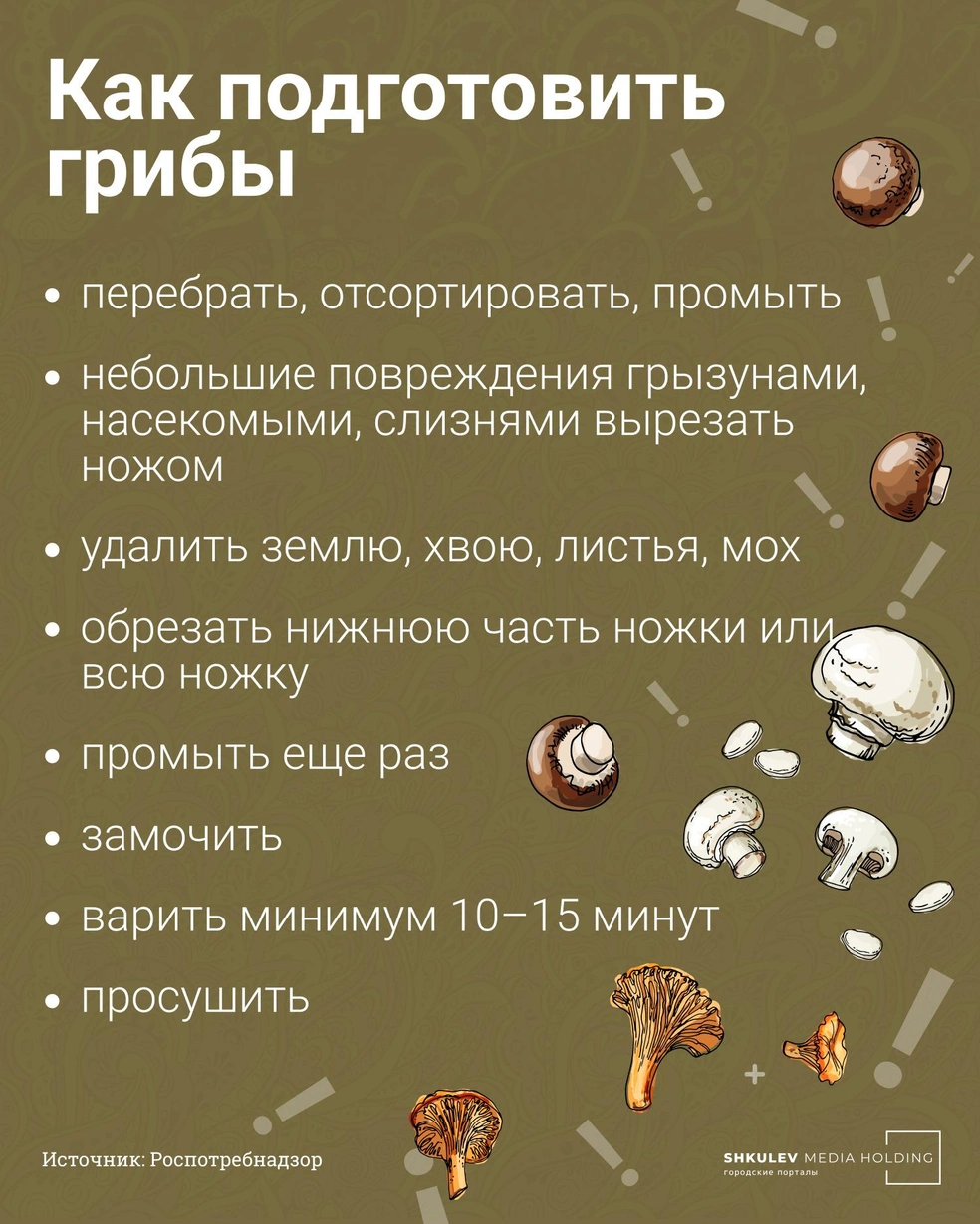 Как не стать жертвой маринованных грибов: как не стать жертвой маринованных  грибов - 18 октября 2023 - 116.ру