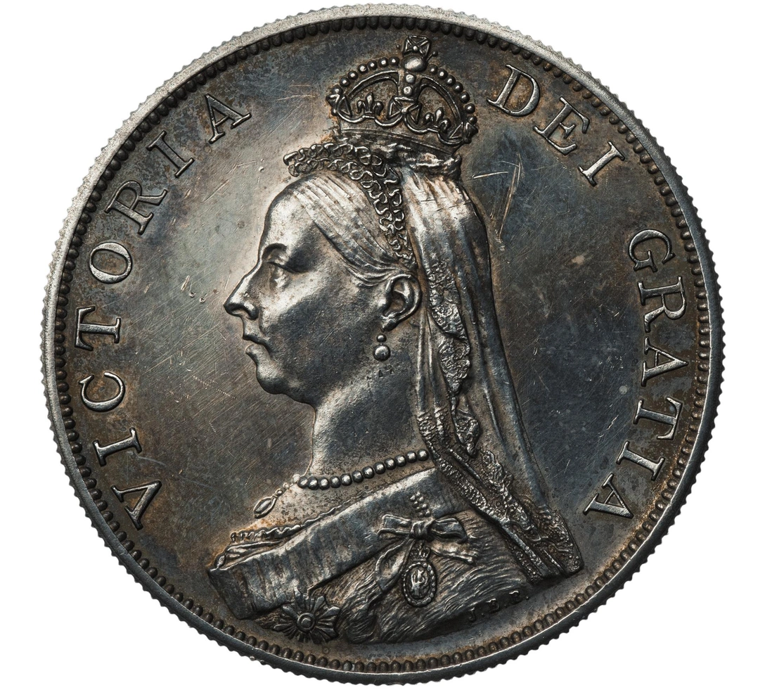 Великобритания. Королева Виктория (1837—1901). Полкроны, 1887 г. | Источник: Пресс-служба музея