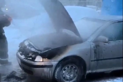 Морозы в Зауралье вызвали шесть возгораний машин