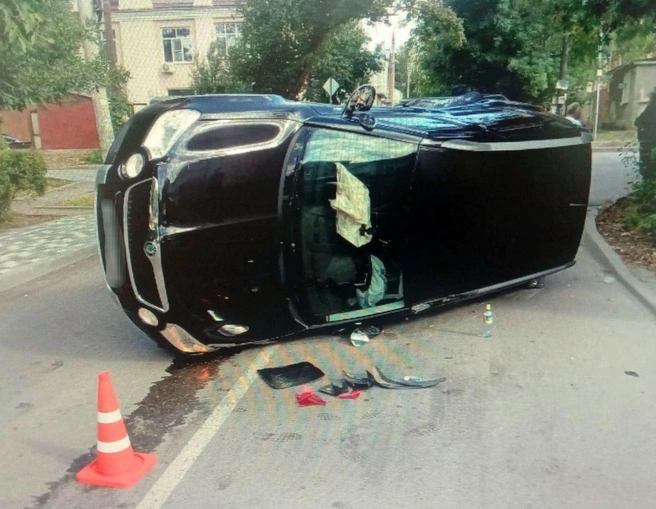 В Кисловодске водитель не пропустил другой автомобиль | Источник: Госавтоинспекция Ставропольского края