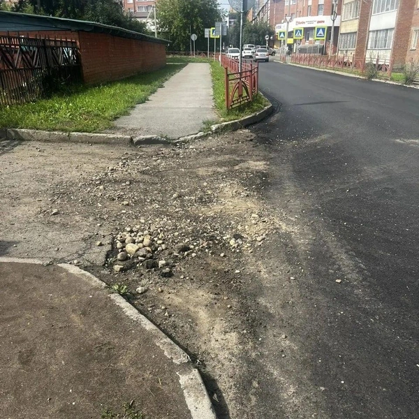 Так выглядит примыкание второстепенной дороги | Источник: читатель «ИрСити»