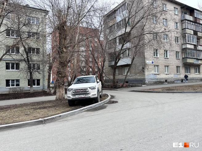 Эти водители не только паркуются в грязи, но и пачкают обувь, вылезая из машин. Стоит того? | Источник: Читатель E1.RU