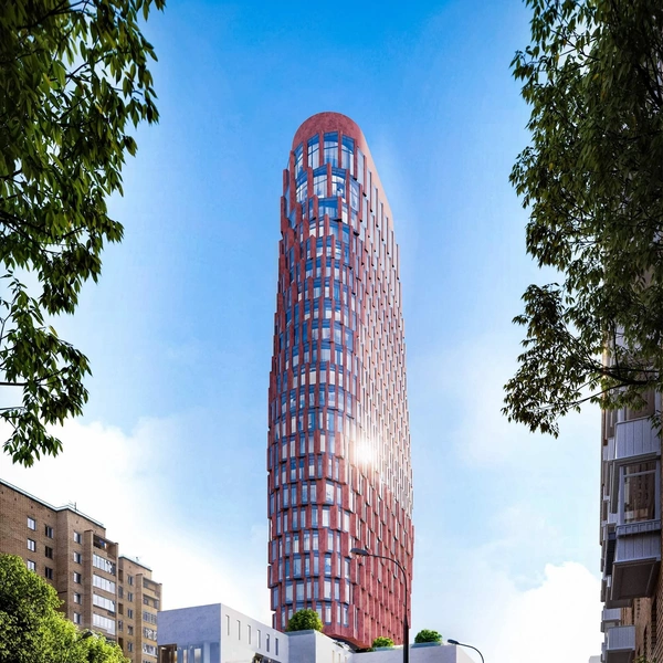 Несмотря на размер башни, квартир здесь будет всего 79 | Источник: kleinewelt.ru
