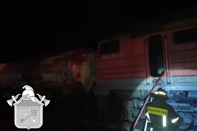 Пожар в тепловозе на станции Чаща вызвал задержку поездов