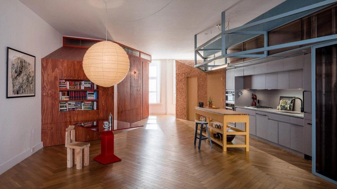 Квартира-трансформер в Бруклине с залом для перформансов | mcmaison.ru