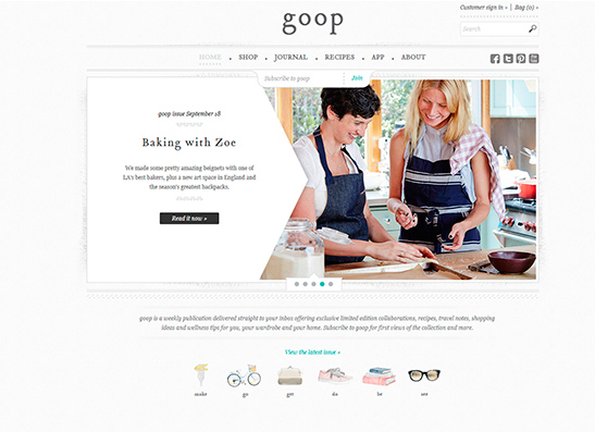 Гвинет Пэлтроу – GOOP