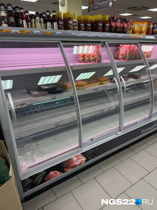 Охлажденное мясо пропало с прилавков | Источник: Полина Шевчукова / NGS22.RU