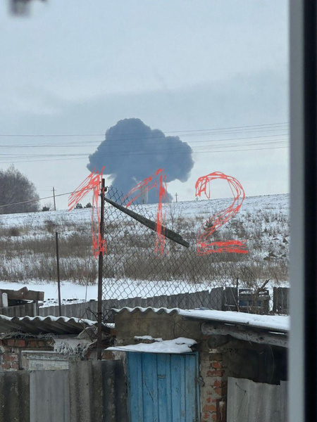 Самолет рухнул под Белгородом: 73 человека погибли