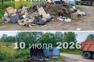 Свалку в Леонидово убрали, но мусор вернулся