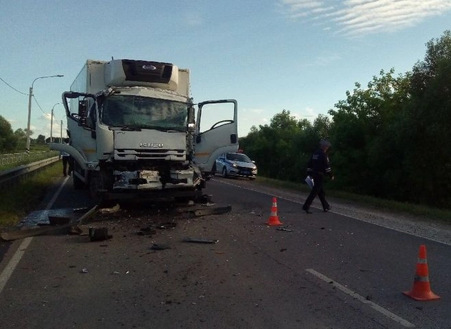 В Пронске водителя попавшей в ДТП фуры зажало в кабине | ya62.ru