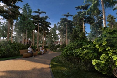 Сквер в Комарово благоустроят у пересечения Привокзальной и Кривцова