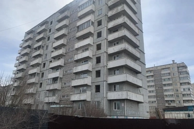 Начался снос «падающего» дома в Северном микрорайоне Читы