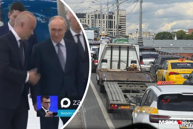 Путин приехал в Жуковский, чтобы осмотреть новую авиационную технику | Источник: Зарубин / T.me; Артем Устюжанин / MSK1.RU