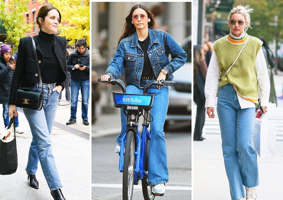 Как носить джинсы весной, чтобы не выглядеть нелепо: 7 модных образов от самых стильных девушек в мире