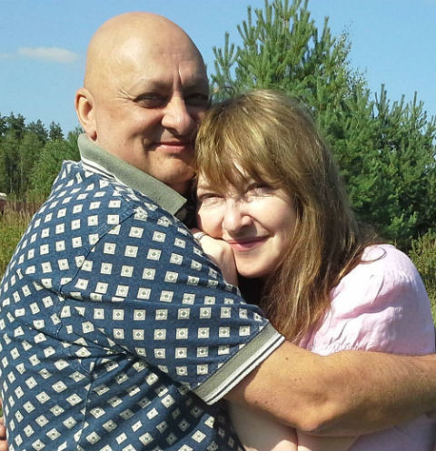 Катя Семенова с мужем Михаилом Церишенко