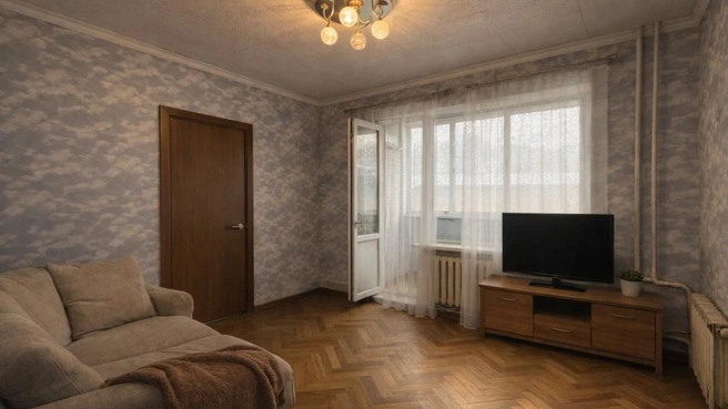 «Бонусом» шел серьезный ремонт, ведь квартиру супругам продали в довольно запущенном виде | Источник: «Стройтэк»