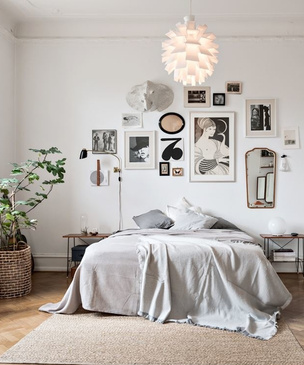 Спальни в скандинавском стиле: 30+ идей