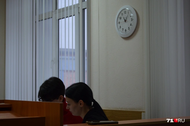 Судебное заседание началось с опозданием и продолжалось почти до часу дня | Источник: Максим Улитов / 71.RU