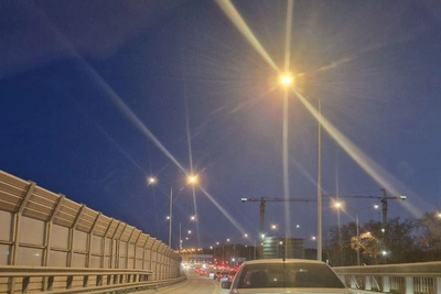 Многокилометровая пробка у Калины в Екатеринбурге