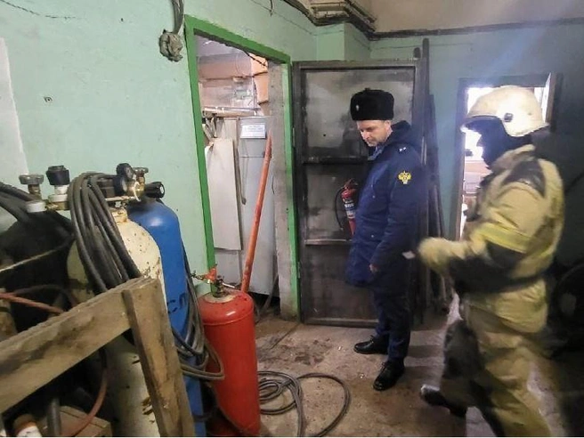 В техникуме в день взрыва | Источник: Прокуратура Архангельской области и НАО