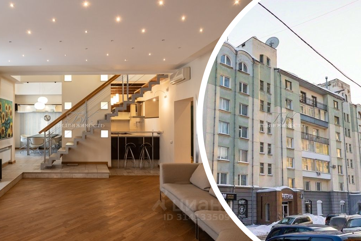 Квартиру с камином и СПА-зоной продают в центре Новосибирска
