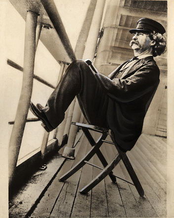 Марк Твен путешествует по Миссисипи, 1890-е