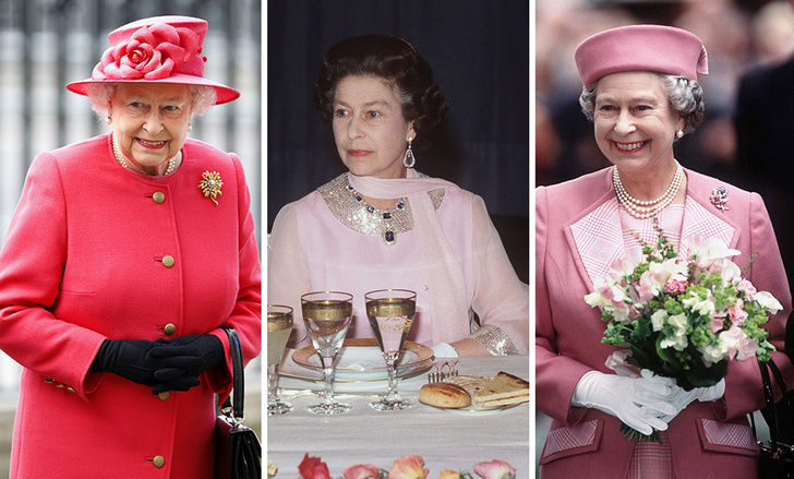 Розовая королева: 95 нарядов Елизаветы II в самом романтичном оттенке