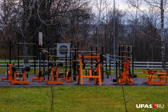 Площадка с тренажёрами | Источник: Булат Салихов / UFA1.RU