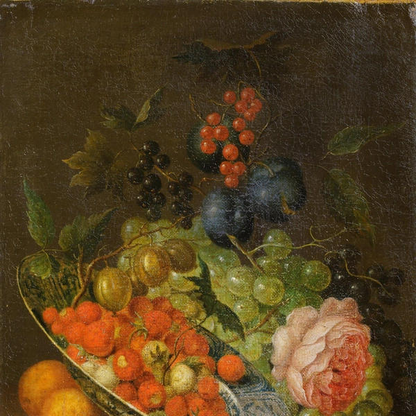 Неизвестный художник круга Хема, Корнелиса де (1631-1695). Цветы и плоды. XVII в. Холст, масло. | Источник: предоставлено пресс-службой Юсуповского дворца