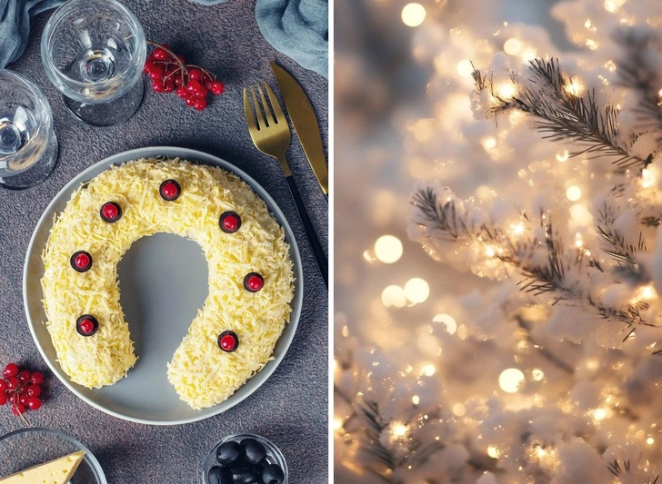 «Подкова»: главный салат Нового года 2026, который должен быть на каждом столе | Источник: Shutterstock/Fotodom.ru, социальные сети