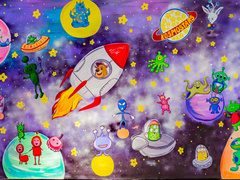 В День космонавтики Kosmostars® помог детям отправить послание в космос.  