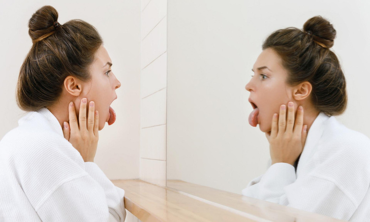 язык стоматолог очистить