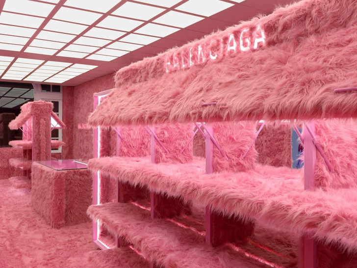 Pop-up бутик Balenciaga в Лондоне